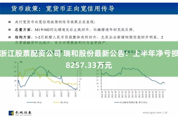 浙江股票配资公司 瑞和股份最新公告：上半年净亏损8257.33万元